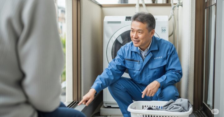 洗濯機 外置き ゴキブリ