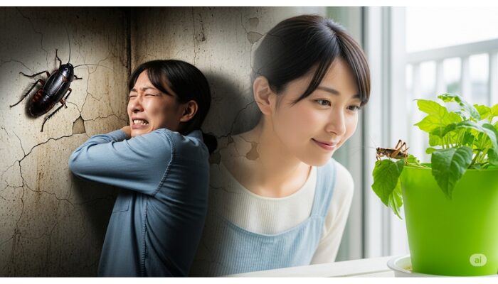 コオロギや鈴虫との違いと虫の見分け方
