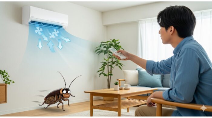 エアコン ゴキブリの巣