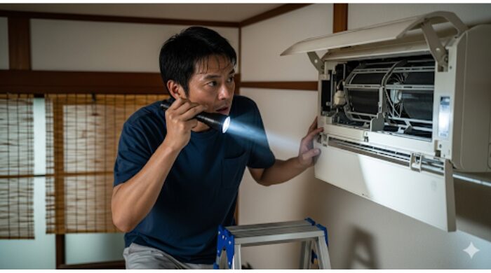 エアコン ゴキブリの巣